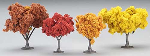 Woodland Scenics TR1576 Value Trees Fall Mix 2-3 (23) - Hobby City NZ (7540654407917)