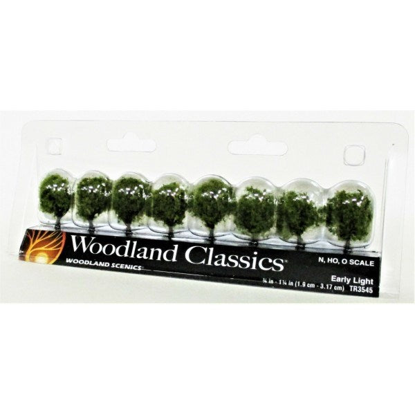 Woodland Scenics Woodland Classics: Early Light Trees (1.9cm - 3.17 cm)