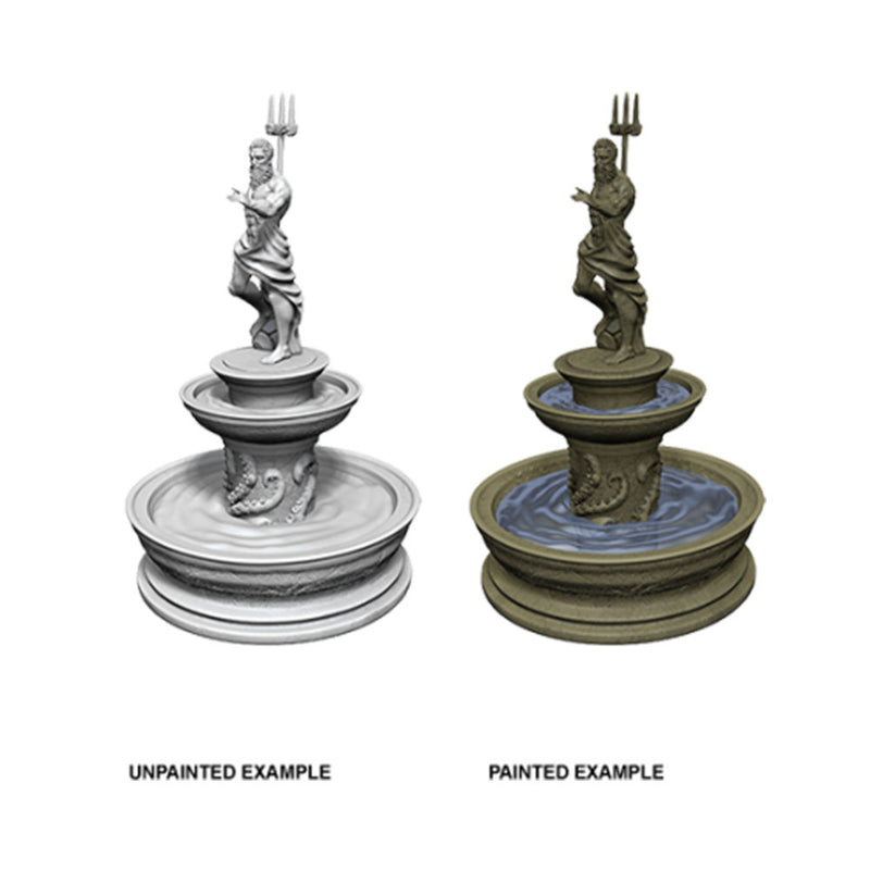 WizKids 73865 Deep Cuts Unpainted Miniatures: Fountain (9003807998189)
