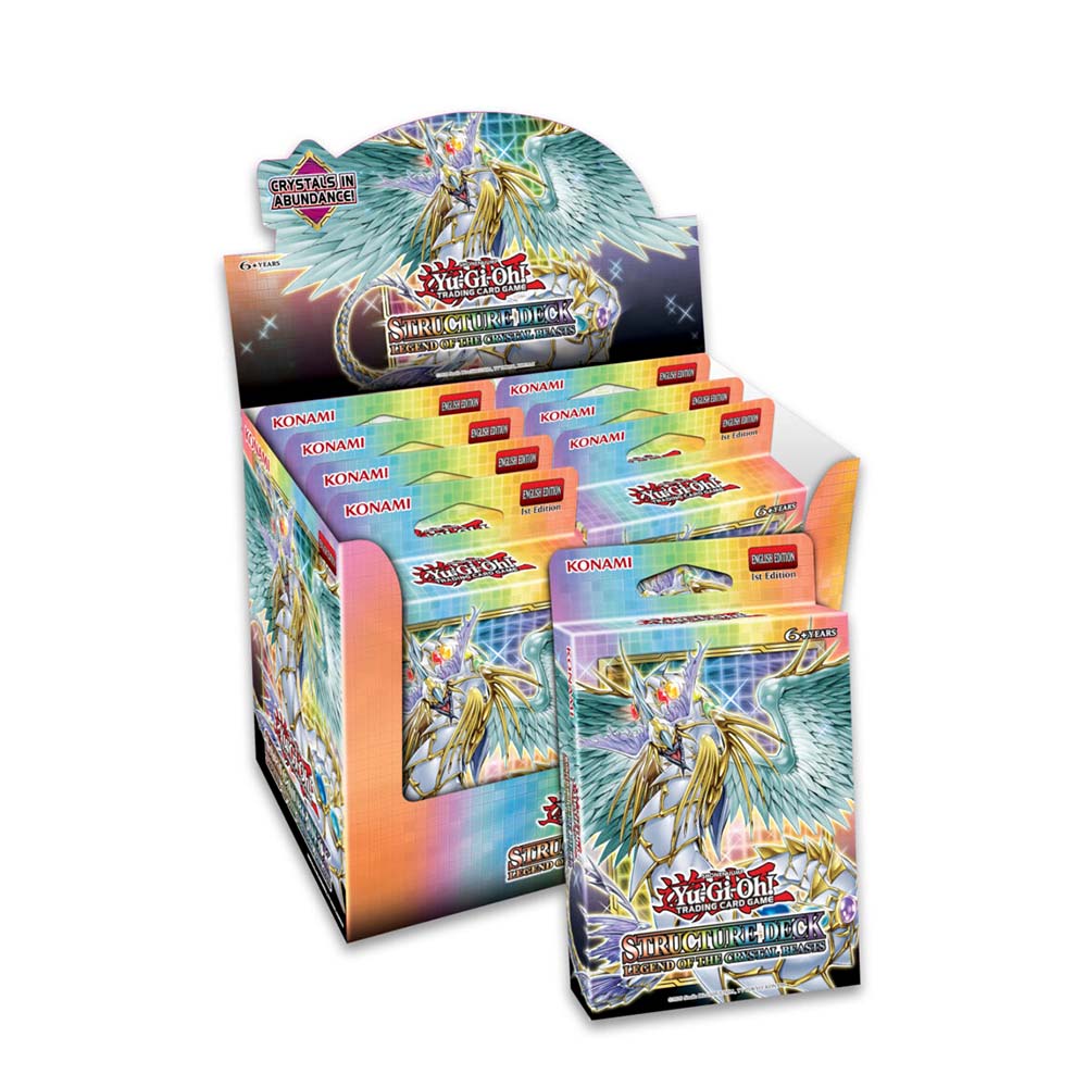 Konami Yu-Gi-Oh! Crystal Beast Structure Deck Display