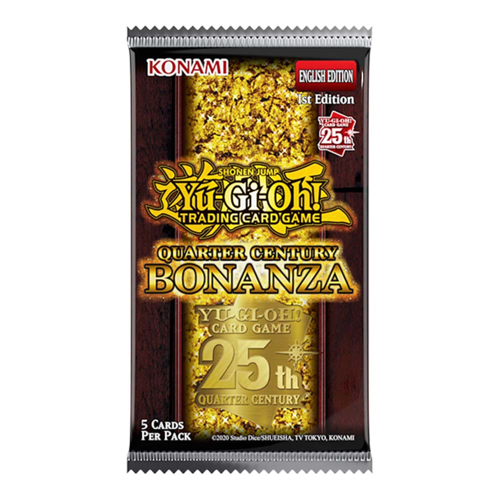 Konami Yu-Gi-Oh! Quarter Century Bonanza 3-Pack Tuckbox