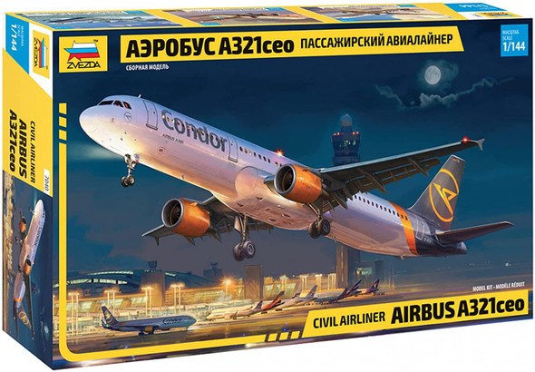 ZVEZDA Z7037 1/144 AIRBUS A320 NEO (8130727674093)