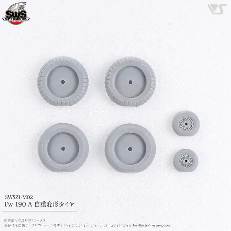 ZOUKEI-MURA Zoukei Mura 1/32 Fw 190 A Weighted Tires
