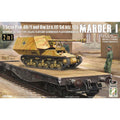 Zimi Model 35075 1/35 Marder I 7.5cm Pak.40/1 auf Gw.Lr.s.(f) Sd.kfz.135 w/ German 50 Ton Type SSy45 Flatcar Schwerer Platformwagen [2 in 1] - Hobby City NZ