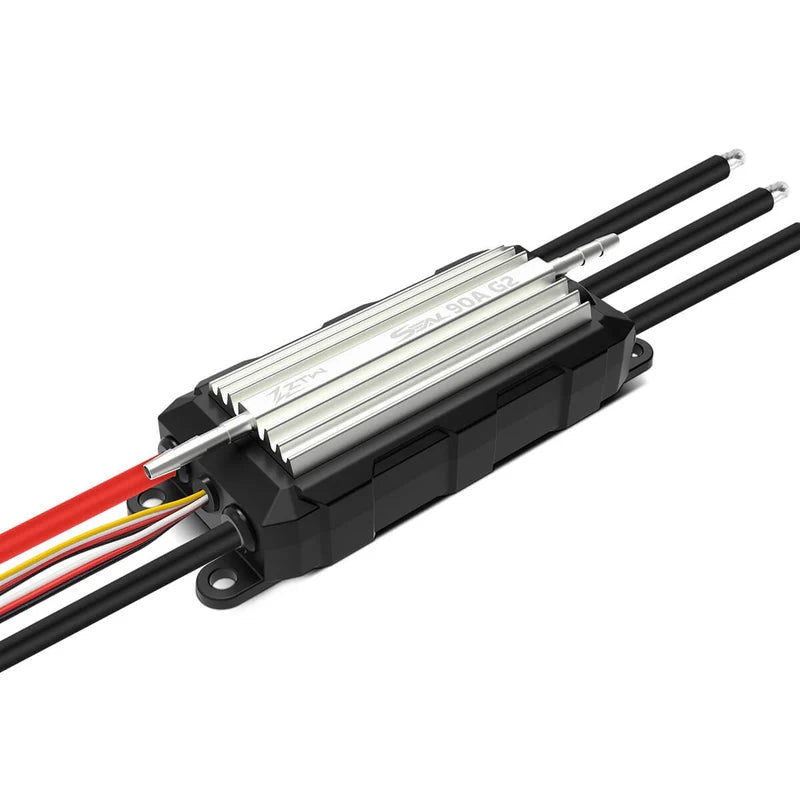 ZTW ZTW-7090210 Seal 90A G2 Brushless Marine Boat ESC, 3-8s Lipo, Adjustable 8A SBEC 95x44x27mm XT90 Plug (9255897661677)