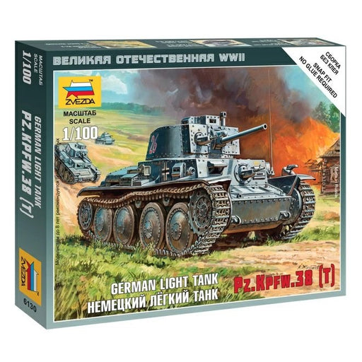 ZVEZDA 6130 1/100 GERMAN 38t TANK - Hobby City NZ