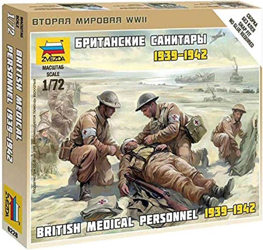 Zvezda 6228 1/72 BRITISH MEDIC TEAM (8346778304749)