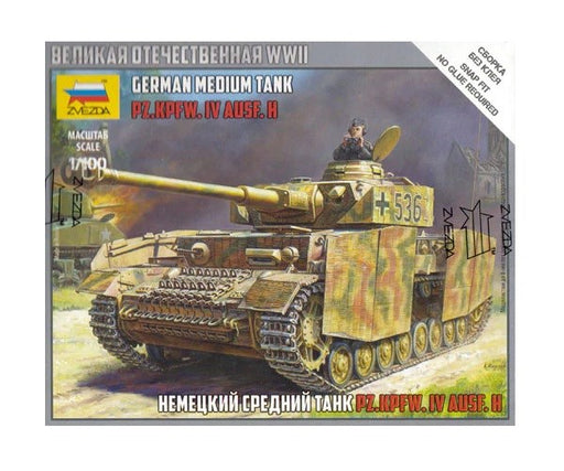 Zvezda 6240 1/100 Pz.Kpfw. IV Ausf. H - German Medium Tank - Hobby City NZ
