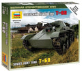 Zvezda 6258 1/100 T-60 - Soviet Light Tank (7546166083821)