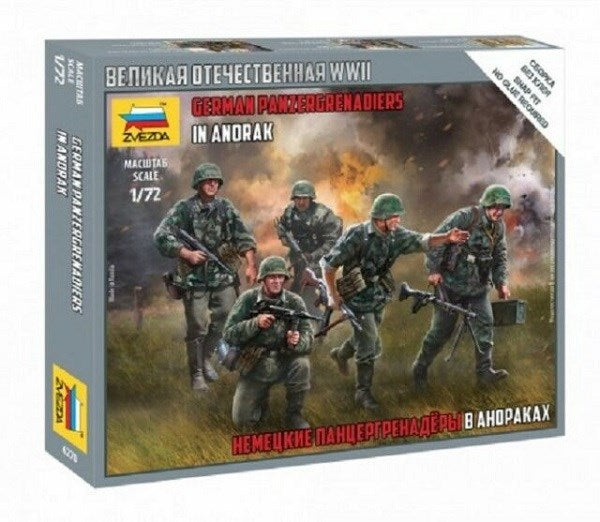 Zvezda 6270 1/72 German Panzergrenadiers in Anoraks - Hobby City NZ