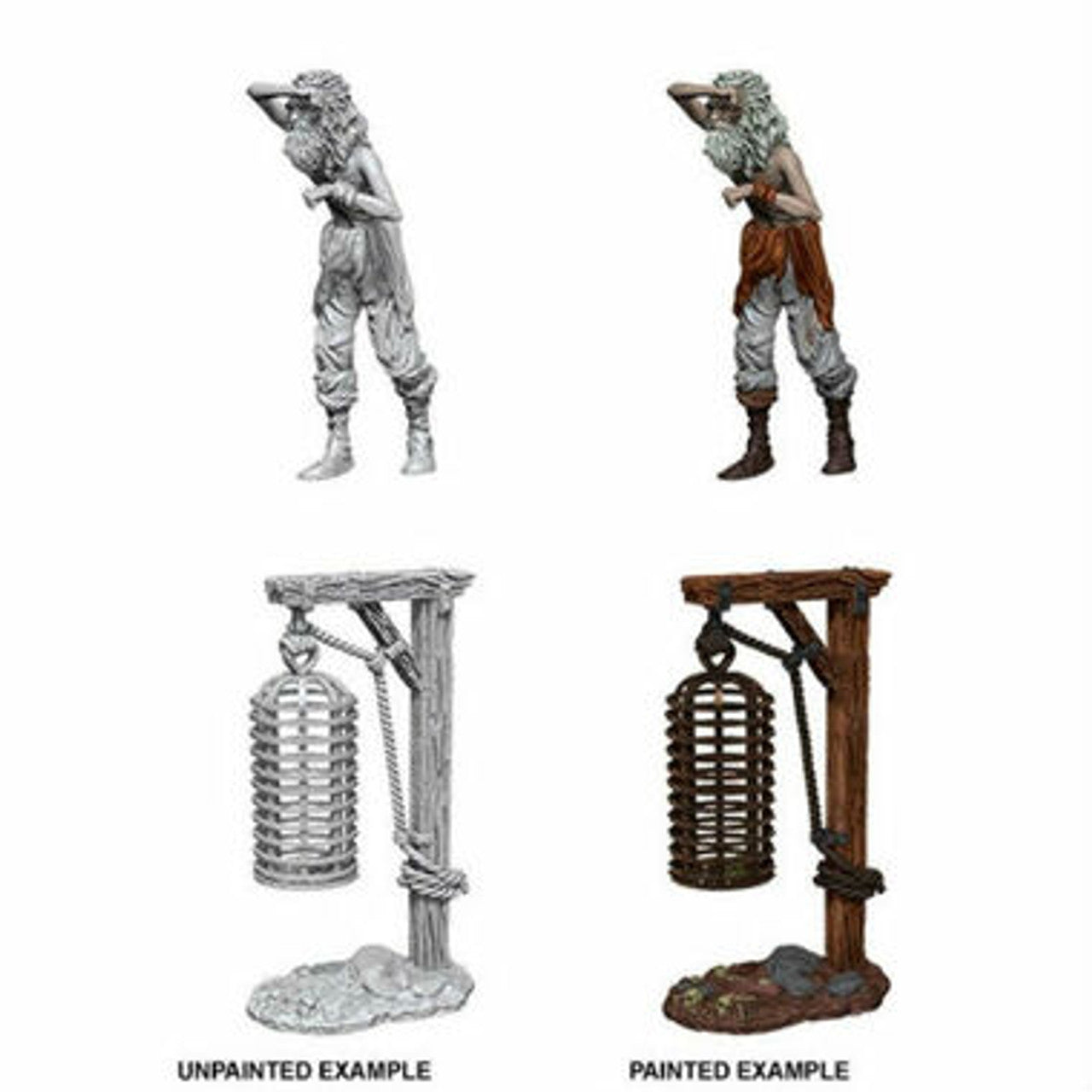 WizKids 90211 Deep Cuts Unpainted Miniatures: Hanging Cage (9003821564141)