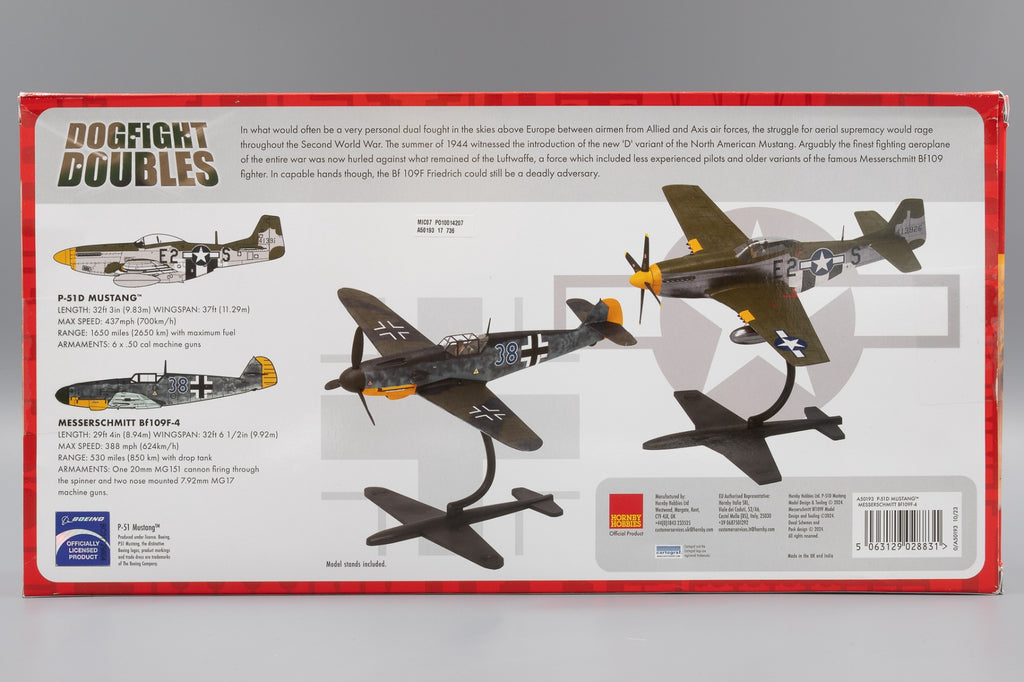 Airfix 1/72 P-51D Mustang vs Bf109F-4 Dogfight Doubles (3)
