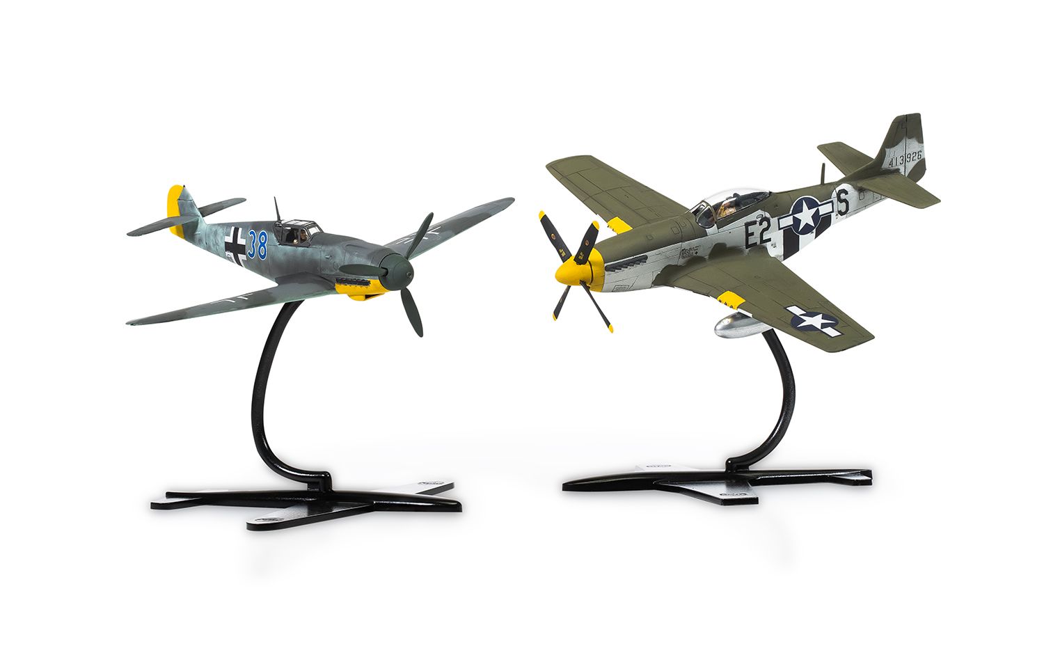 Airfix 1/72 P-51D Mustang vs Bf109F-4 Dogfight Doubles (2)