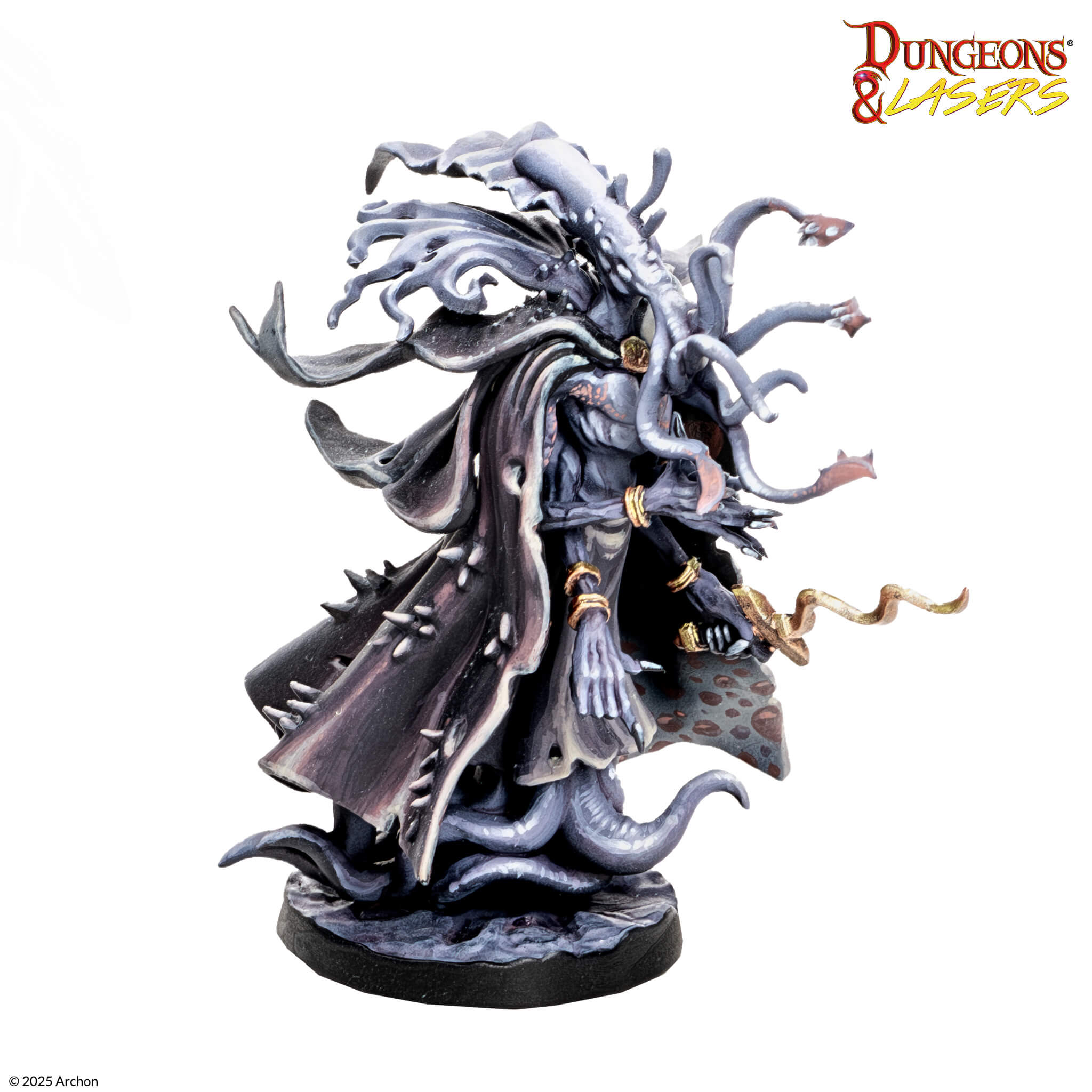 Archon Studio DNL0108 Dungeons & Lasers Miniatures Anara The Undying Queen