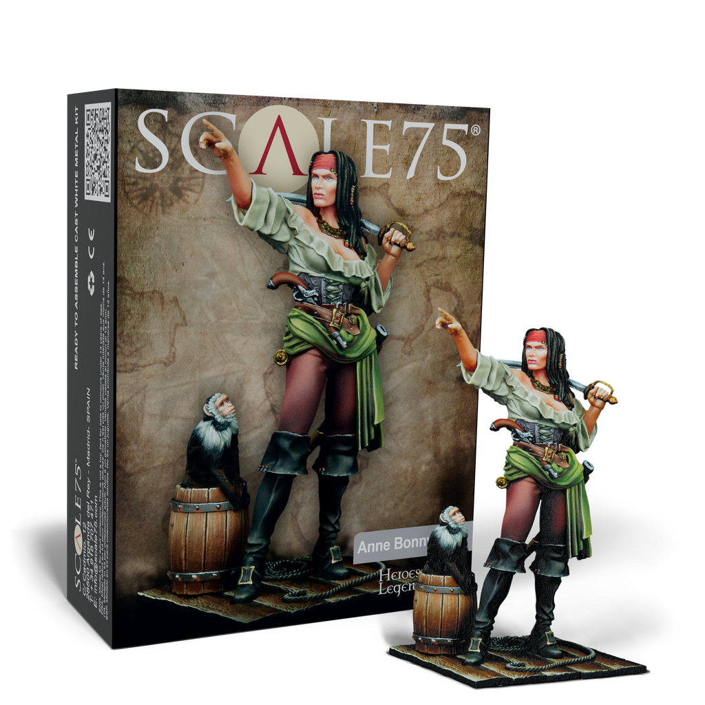 Scale 75 Figures Heroes and Legends Anne Bonny 75mm (3)