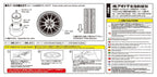 Aoshima 1/24 ENKEI NT03+M 19inch Wheel Set (2)