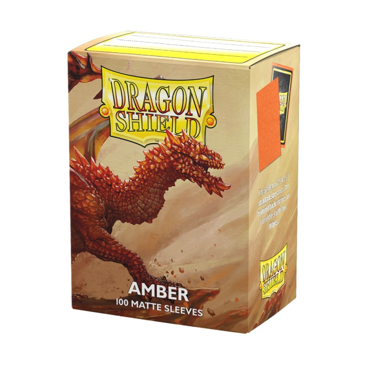Dragon Shield Sleeves (100) Matte Amber