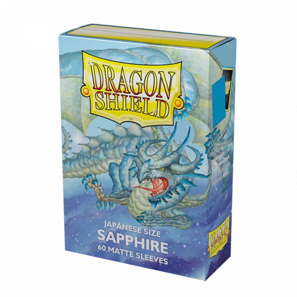 Dragon Shield AT-11128 JPN Sleeves (60) Matte â€“ Sapphire (9250450637037)