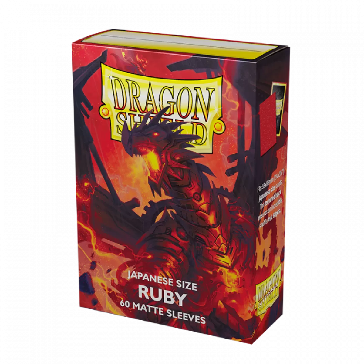 Dragon Shield AT-11137 JPN Sleeves (60) Matte â€“ Ruby (9250450768109)