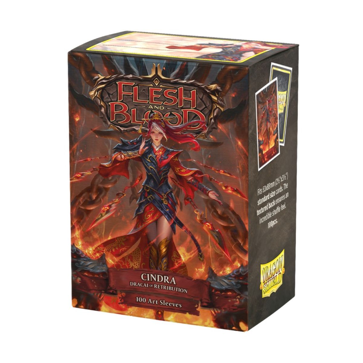 Dragon Shield Sleeves (100) FABTCG: Cindra, Dracai of Retribution