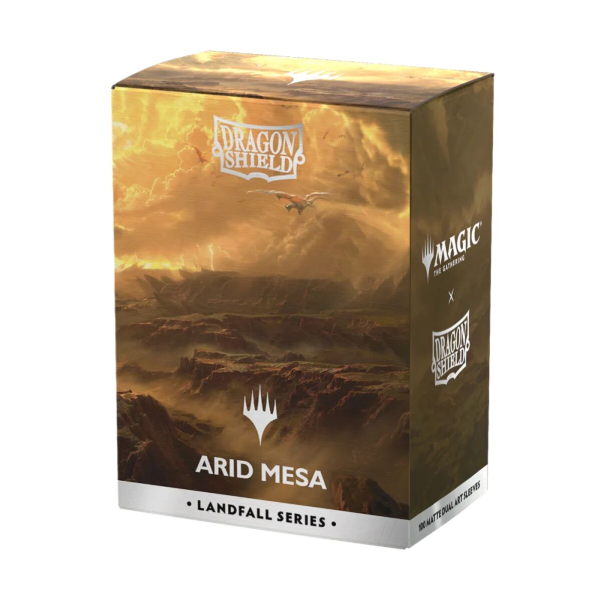 Dragon Shield Sleeves (100) Matte Dual Art Arid Mesa (MTG Landfall Series) - AT-16502