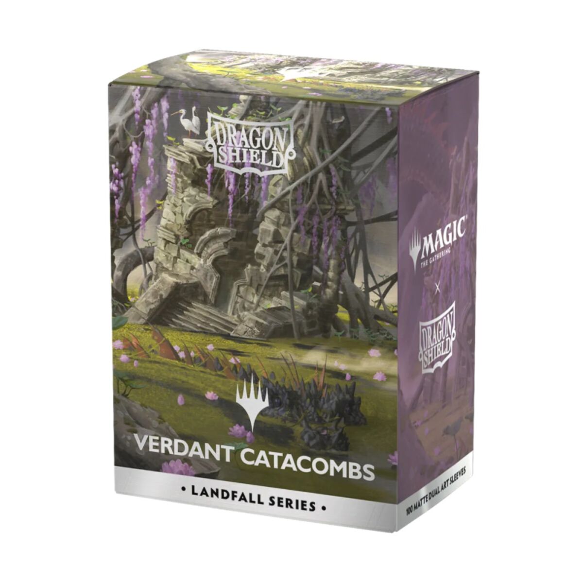 Dragon Shield Sleeves (100) Matte Dual Art Verdant Catacomb (MTG Landfall Series) - AT-16504
