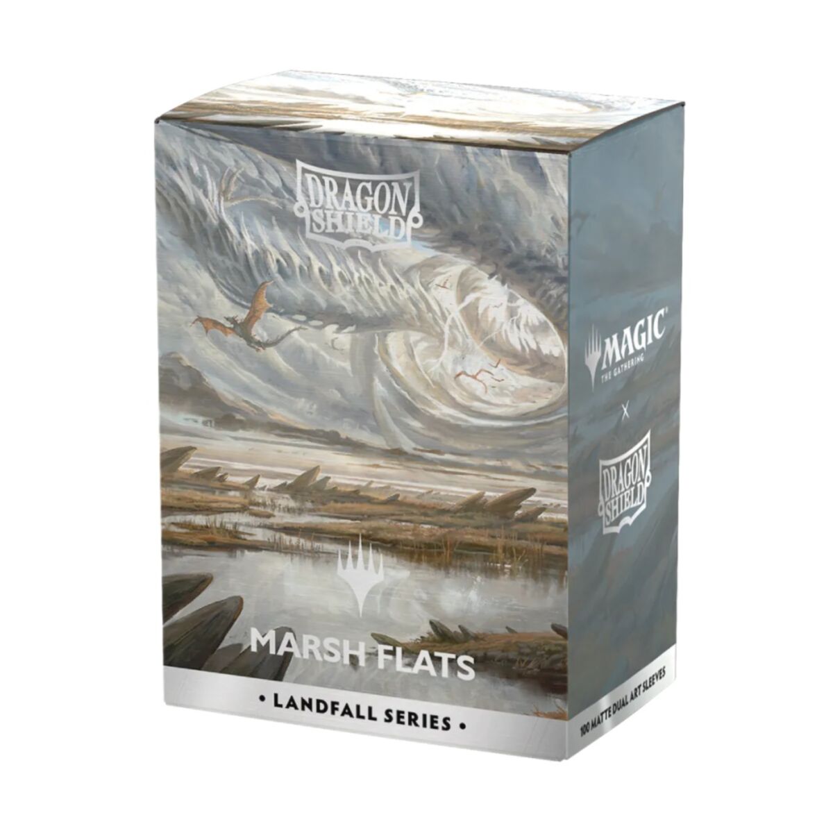 Dragon Shield Sleeves (100) Matte Dual Art Marsh Flats (MTG Landfall Series) - AT-16505