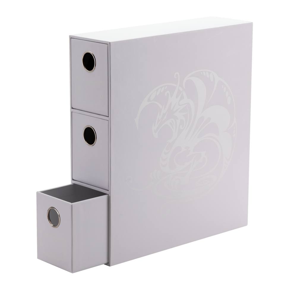 Dragon Shield Fortress Card Drawers White