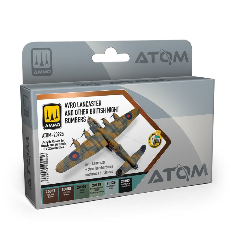 AMMO by Mig Jimenez ATOM-20925 ATOM Avro Lancaster and other Night Bombers Set (9158273892589)