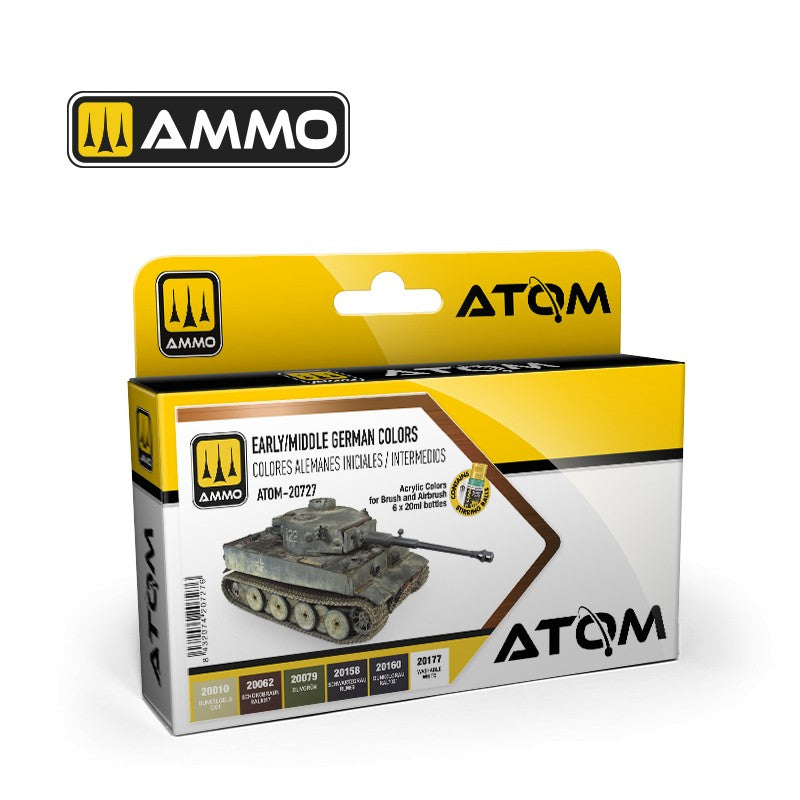 AMMO by Mig Jimenez ATOM-20727 ATOM Early / Middle German Colors
