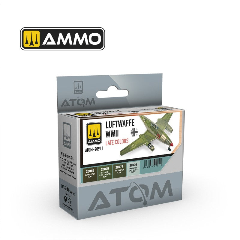 AMMO by Mig Jimenez ATOM-20911 ATOM Luftwaffe WWII Late Colors (9158273466605)