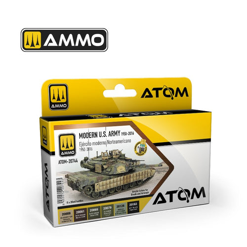 AMMO by Mig Jimenez ATOM-20744 ATOM Modern U.S. Army 1950-2016 (9158272876781)