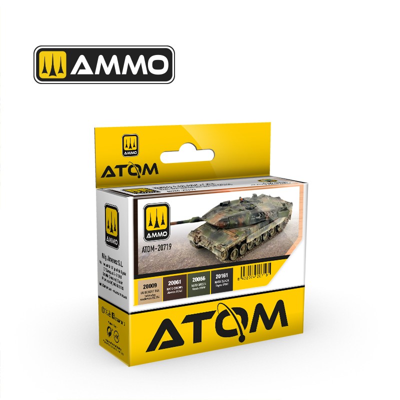 AMMO by Mig Jimenez ATOM-20719 ATOM NATO Color Set (9158273368301)