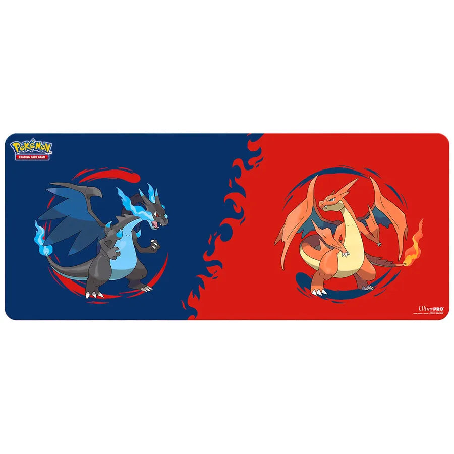 Ultra Pro Pokemon: Pokemon: Mega Charizard X and Mega Charizard Y 1.8m Table Playmat - UP16739