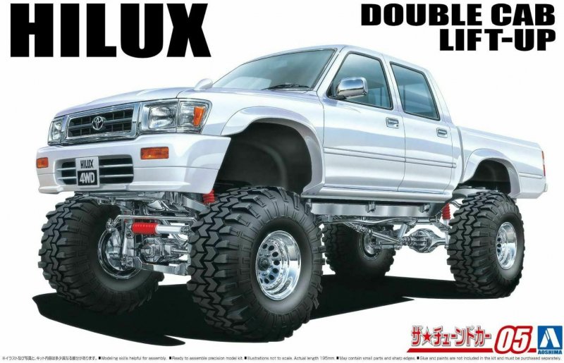 Aoshima 1/24 HILUX DOUBLE CAB LIFT UP94
