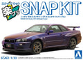 Aoshima 1/32 NISSAN R34 GT-R(PURPLE)