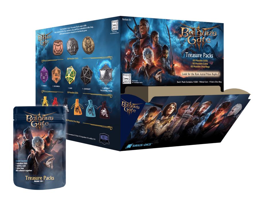 Sirius Baldur's Gate 3 Treasure Packs - SDZ2003-03