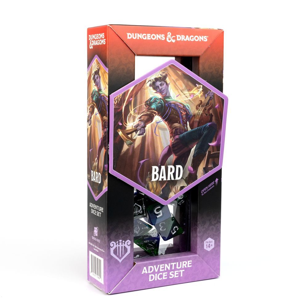 Sirius D&D Adventure Dice Bard Blue - SDZ2002-09