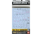 Bandai GD-84 RG 1/144 RX-78-2 Gundam Waterslide Decal - BAS2107046