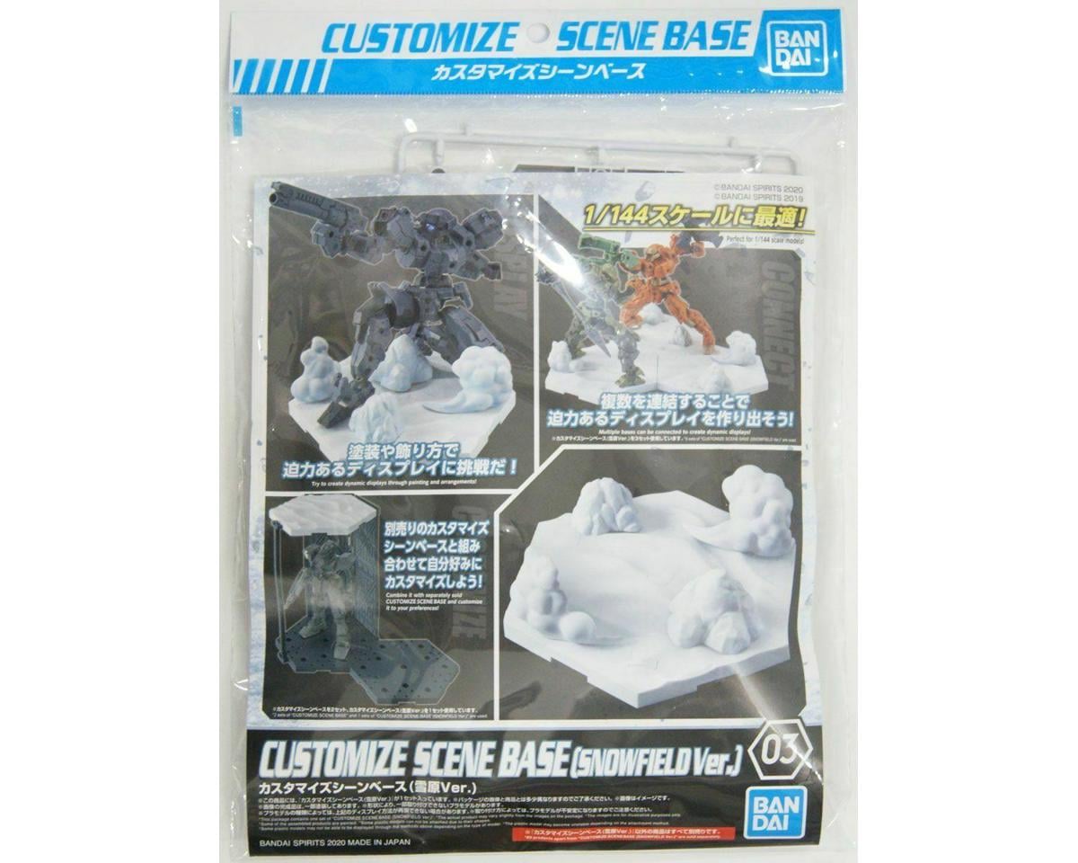 Bandai #03 30MM 1/144 Customize Scene Base (Snowfield Ver.) - BAS2516444