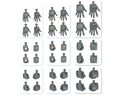 Bandai Gunpla Option Parts #04 Round Hands Accessory Kit - BAS2733942