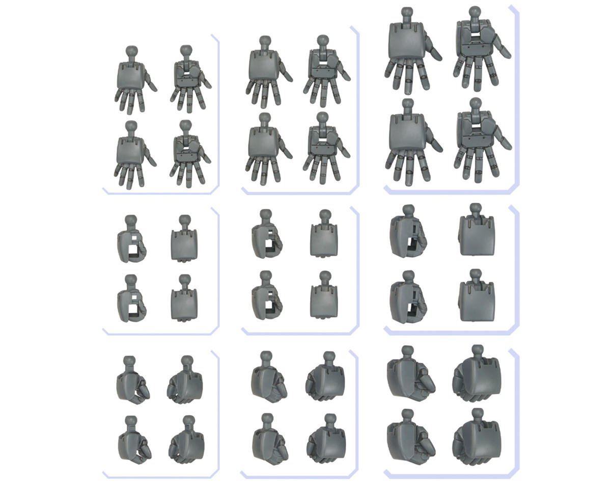 Bandai Gunpla Option Parts #04 Round Hands Accessory Kit - BAS2733942