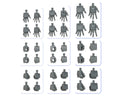 Bandai Gunpla Option Parts #03 Rectangular Hands Accessory Kit - BAS2733943