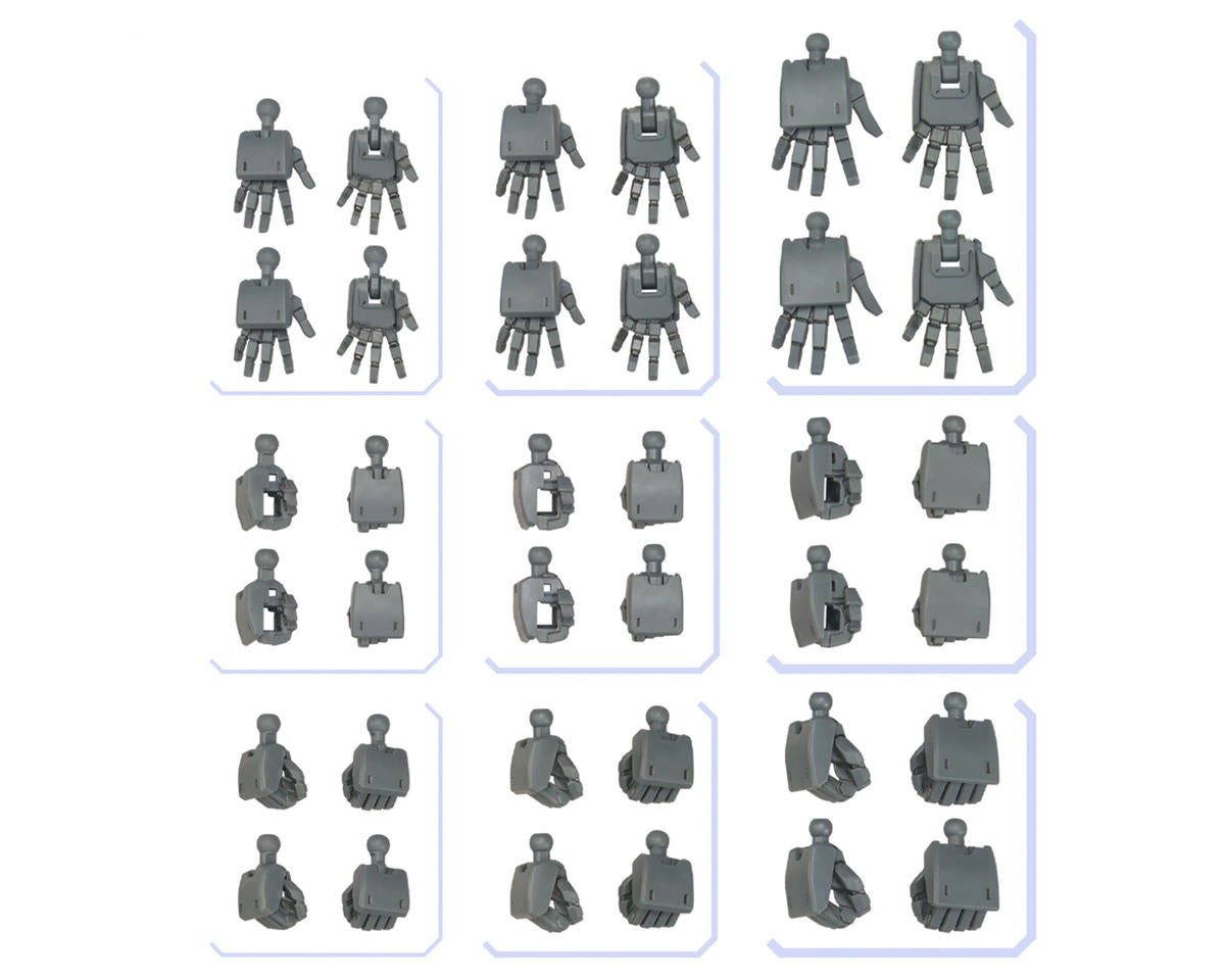 Bandai Gunpla Option Parts #03 Rectangular Hands Accessory Kit - BAS2733943