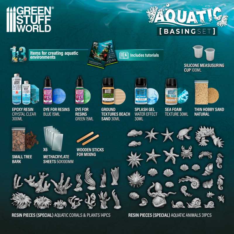 Green Stuff World Environment Set Acuatico/ Aquatic
