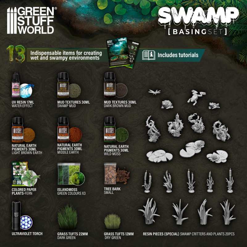 Green Stuff World Environment Set Swamp / Pantano