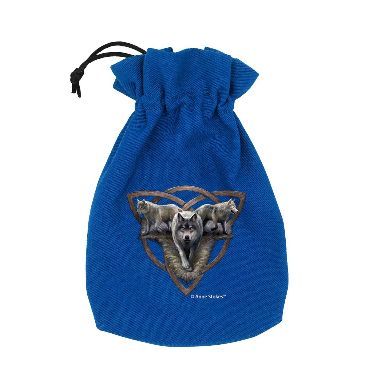 Q Workshop BAST209 Anne Stokes Dice Pouch: Wolf Trio (9250513518829)
