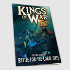 Mantic Games MGKWM127 Kings of War 2 Player Starter Set Battle For The Coral Gate