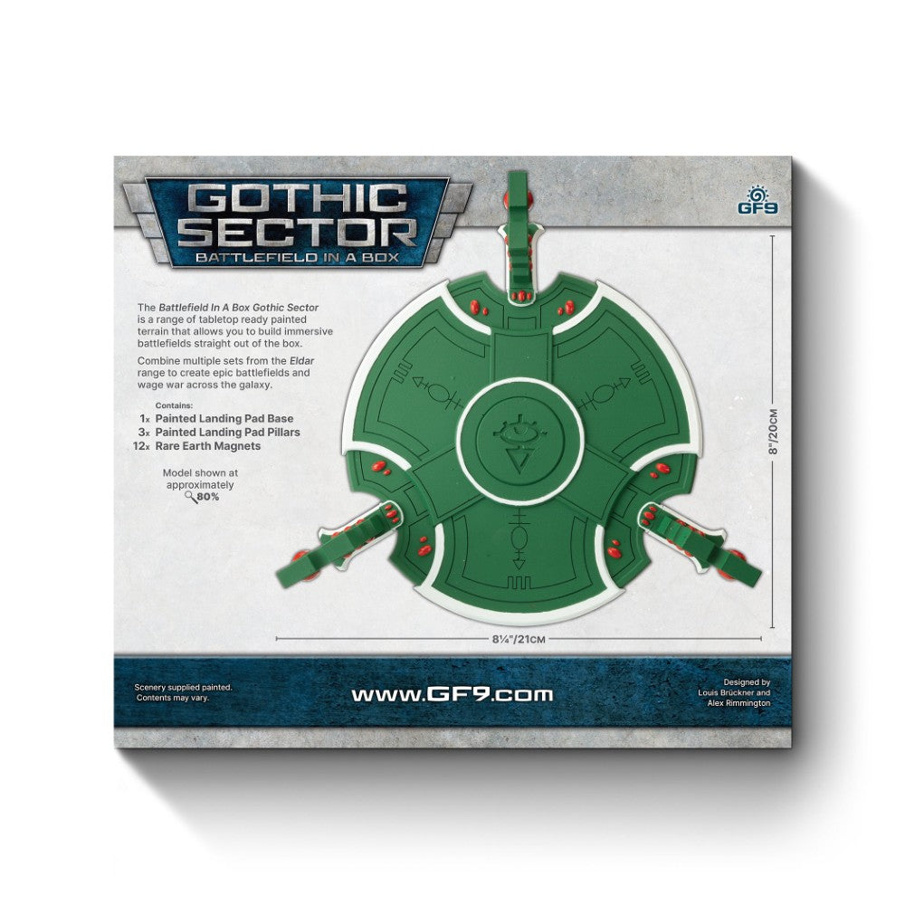 Gale Force 9 BB722 Battlefield in a Box Gothic Sector Eldar Landing Pad