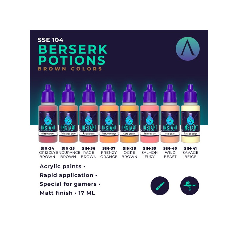 Scale 75 Instant Colors Berserk Potions Paint Set (3)